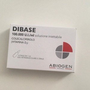 Дібас (Dibase), 100. 000 МО/мл. рідкий вітамін Д3 в ін'єкції амп., №6