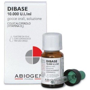 Дібас (Dibase), 10.000 МО/мл. фл. 10мл рідкий вітамін Д3 питний