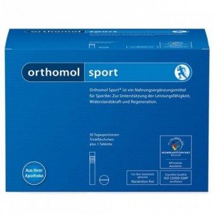 Ортомол Orthomol Sport (питьевой) витамины для спортсменов (7 дней), бутылочки, №7