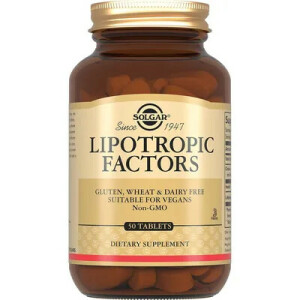 Ліпотропний фактор Solgar Lipotropic Factors таблетки, №50