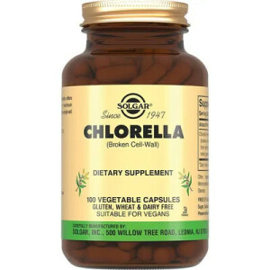 Хлорела Solgar Chlorella вег. капсули, №100