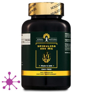 Apnas natural Спіруліна, капсули по 500мг, №100