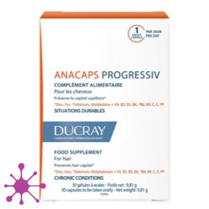 Ducray Anacaps Progressiv, капс., №30