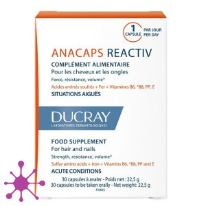 Ducray Anacaps Reactiv, капс., №30