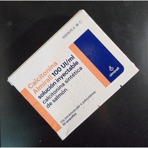 Кальцитонін (calcitonina Almiral), р-н д/ін. 100 МО амп. 1 мл, №10