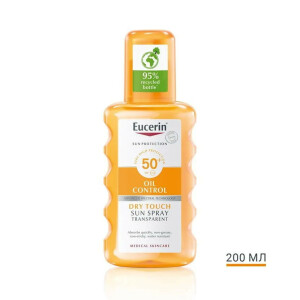 Eucerin Сонцезахисний спрей для тіла з матуючим ефектом з SPF50+ 200 мл