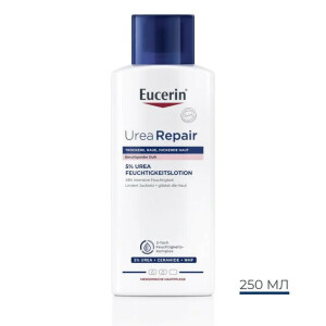 Eucerin 5% Urea Repair Plus Зволожуючий лосьйон для сухої шкіри тіла з ніжним парфумом, 250 мл