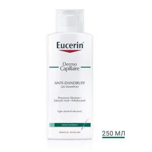 Eucerin ДермоКапіляр. Гель-шампунь проти лупи для жирної шкіри голови, 250 мл