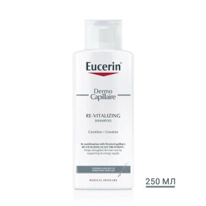 Eucerin ДермоКапіляр, Ревіталізуючий шампунь проти випадіння волосся, 250 мл