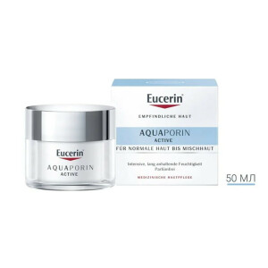 Eucerin АКВАПорин Актив Iнтенсивне зволоження: крем для нормальної та комбiнованої шкіри, 50мл