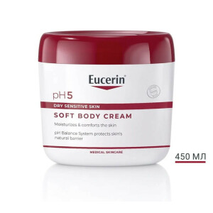 Eucerin pH5 Зволожуючий крем для чутливої шкіри, 450мл