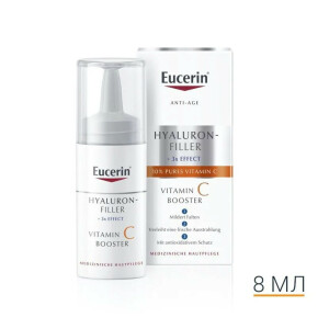 Eucerin hyaluron-filler 10%, концентрат вітамін С бустер, 8 мл