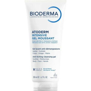 Bioderma Atoderm Інтенсив Гель очищуючий для обличчя та тіла, для сухої атопічної шкіри, 200 мл