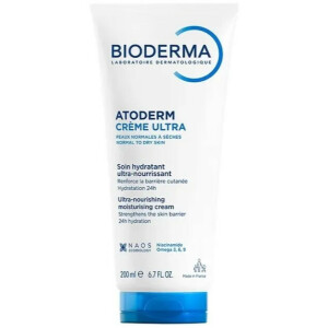 Bioderma Atoderm Ультра крем для обличчя та тіла для нормальної та сухої чутливої шкіри, 200 мл