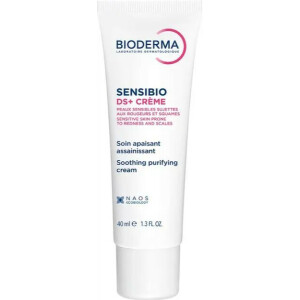 Bioderma Sensibio DS+ Крем для обличчя для чутливої шкіри схильної до почервоніння та лущення, 40 мл