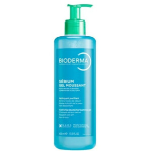 Bioderma Sebium Гель очищуючий для обличчя, для жирної та комбінованої шкіри, 500 мл