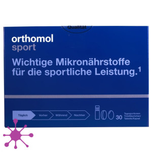 Ортомол Orthomol Sport вітаміни для спортсменів, питний 30 днів