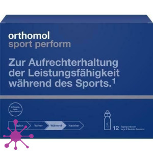 Ортомол Orthomol Sport Perform (6 тренувань), гранули 16 днів