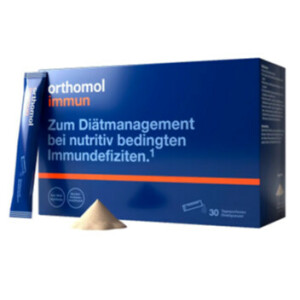 Ортомол Orthomol Immun (гранули прямої дії зі смаком ментолу - малини)  для відновлення та захисту імунної системи, 30 днів