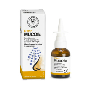 Спрей MUCOflu очищає ніс та сприяє диханню, 30 мл флакон