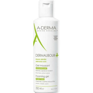 A-Derma Dermalibour + гель антибактеріальний для очищення пошкодженої шкіри обличчя та тіла, 250 мл