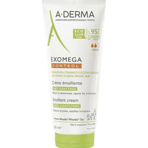 A-Derma Exomega Control крем для обличчя і тіла пом'якшуючий, 200 мл