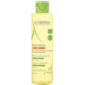 A-Derma Exomega Control олія-емолент очищувальна для атопічної та сухої шкіри, 200 мл