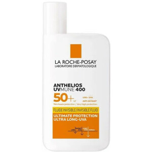 La Roche-Posay Anthelios UVmune 400 флюїд сонцезахисний для чутливої шкіри обличчя, SPF 50+, 50 мл