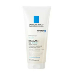 La Roche-Posay Effaclar H Iso-Biome Крем-гель очищуючий, заспокійливий для зневодненої чутливої шкіри обличчя та тіла, схильної до недоліків, 200 мл