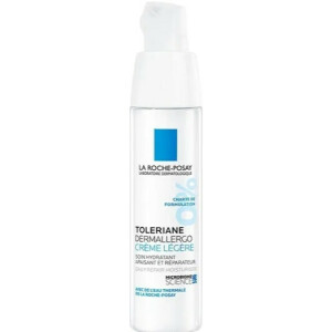 La Roche-Posay Toleriane Dermallergo Legere Крем для обличчя та шкіри навколо очей легкий для гіперчутливої та схильної до алергії шкіри, 40 мл
