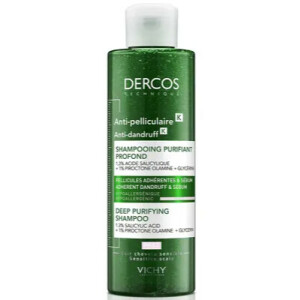 Vichy Dercos Micro Peel Шампунь-скраб для глибокого очищення проти стійкої лупи, 250 мл