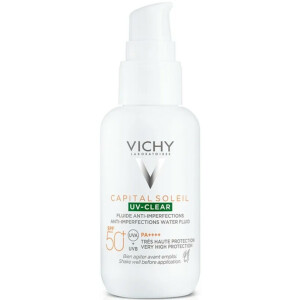 Vichy Capital Soleil SPF50+ Флюїд сонцезахисний щоденний невагомий для шкіри схильної до жирності та недосконалостей, 40 мл