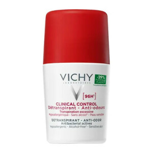 Vichy 96h Clinical Control Дезодорант-антиперспірант кульковий проти надмірного потовиділення та запаху, 50 мл