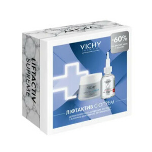 Vichy Liftactiv Supreme Набір Ліфтактив Сюпрем (Антивікова сироватка 30 мл + Крем 50 мл)
