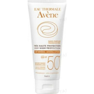 Avene SPF50+ Молочко cонцезахисне мінеральне для гіперчутливої шкіри, 100мл